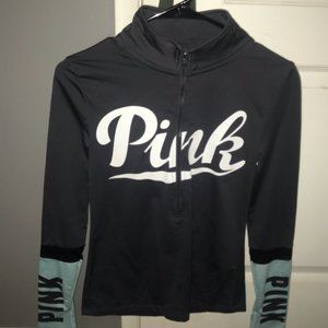 PINK 1/4 zip pullover
